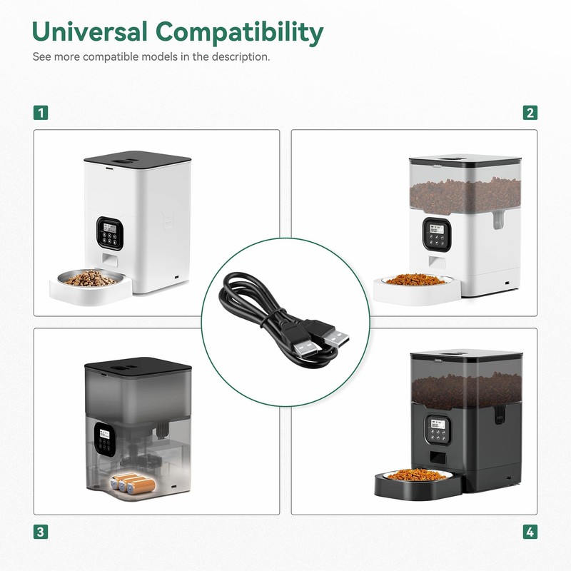 FITE ON USB Power Cord Compatible with VOLUAS VL009 Cat