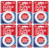 Super Deer Waxed Dental Floss, Plaque Remover for Teeth, Shred