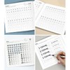 Guksan 캘리그라피 북3개 노트 단체 손글씨 예쁜 쓰기 연습 캘리그라피북