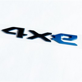 4xe Emblem Replacement for Jeep 2021-2023 Wrangler Rear Swing Gate 4Xe Badge Decal Stickers 68490886AB (Black and Blue)