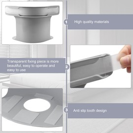 Lock Sheet Holders,Bed Sheet Lock Clips, Sheet Holders Keep Sheets Firm & Tight, Heavy Duty Bed Sheet Holder Corner Fitted Sheet Straps Fit All Mattress Size (Gray)