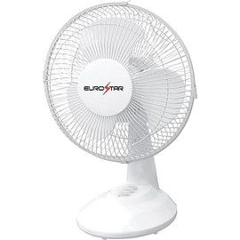 EUROSTAR FDF9W 9" Desktop Fan, White