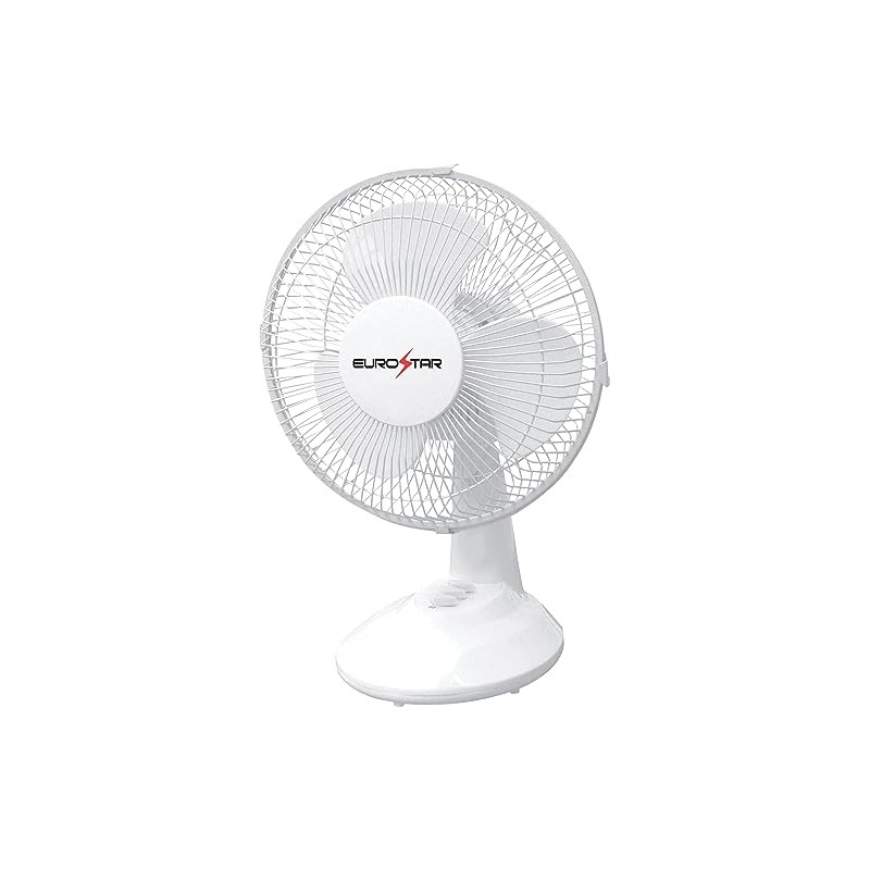 EUROSTAR FDF9W 9" Desktop Fan, White