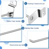 Moxweyeni 100 Pack Slatwall Hooks, 6 and 8 Inch Slatwall