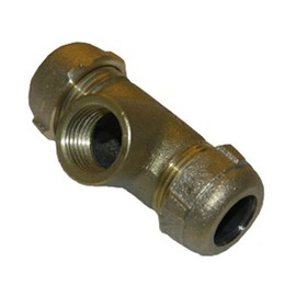 LASCO 162-334NL Brass Moody Compression Tee