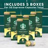 Starbucks by Nespresso Original Line Vanilla Flavored Coffee, 50-count Espresso