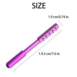 30 Germanium Facial Massage Beauty Sculptor Tools Face Massager Wand for Facial Neck Eye Body Temporary Effect Massage Skin Tightening Roller Face Body Skincare Massagers Guasha Purple