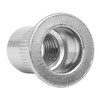 A2 Stainless Steel Flat Head Rivet Nut with Round Shank