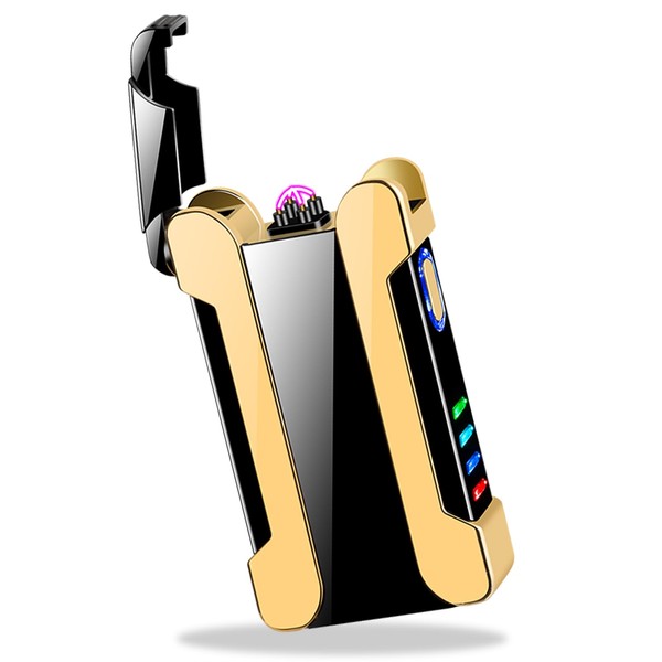 TIKIUKI Lighters Flamless Windproof lighters USB Rechargeable Lighter with Projection,Lighter
