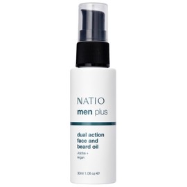 Natio Men Plus Dual Action Face & Beard Oil 30ml
