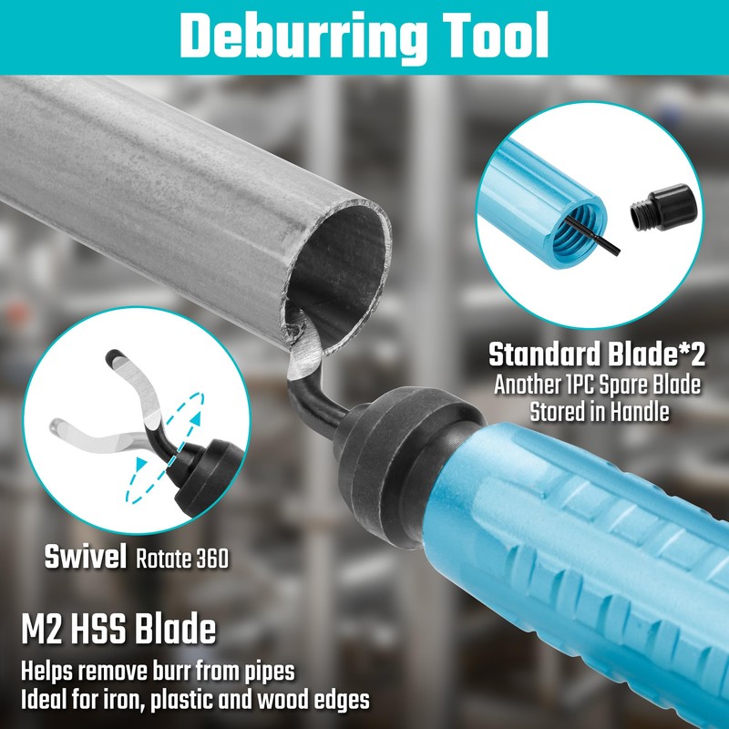 DURATECH 4-Piece Copper Tubing Cutter Set, Pipe Cutter Tool, Includes