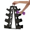 EXBTOKA Dumbbell Rack Stand Only, 4 Tier Weight Rack for