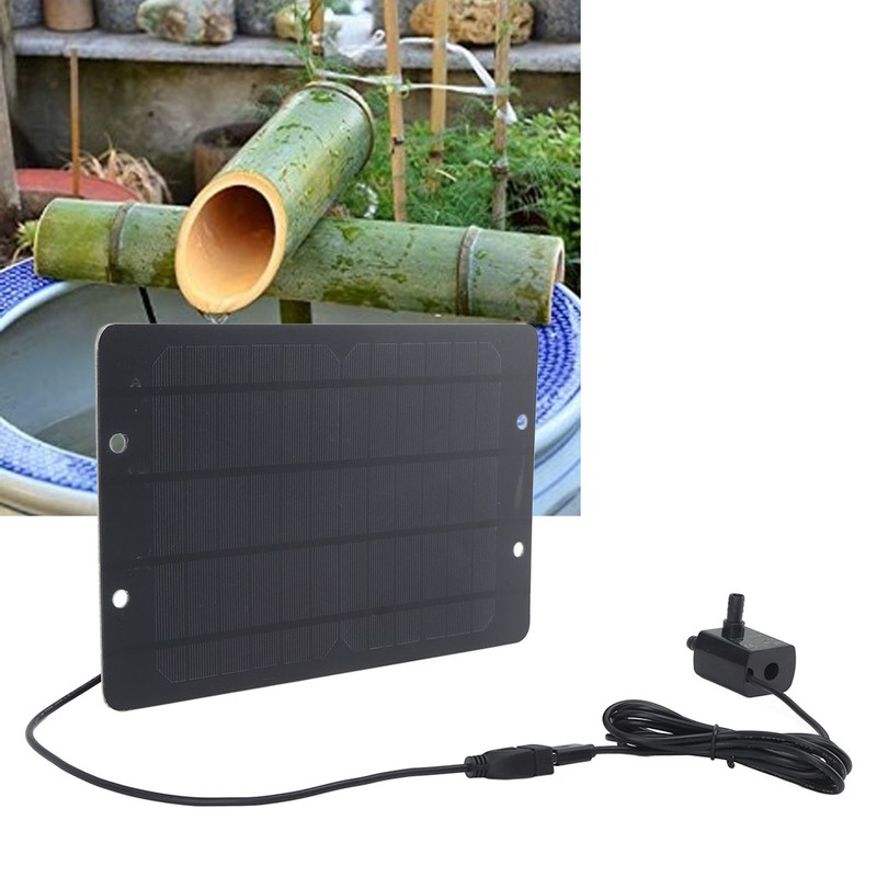 Solar Water Fountain Pump Set 6V 10W USB Solar Fountain