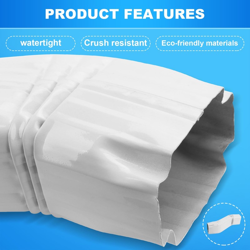 Gutter Downspout Elbow S-shape Style B (offset=3) Zig Zag Elbows