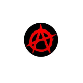 CafePress Anarchy 1" Round Mini Button