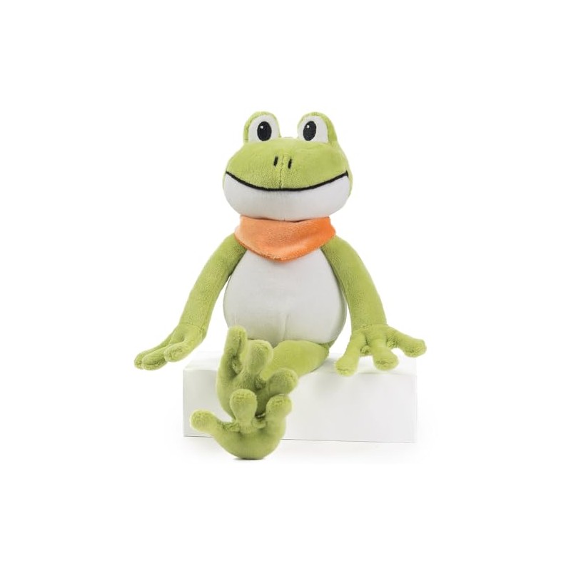 Schaffer 5732 Cuddly Toy Frog Quark Size M 26 cm