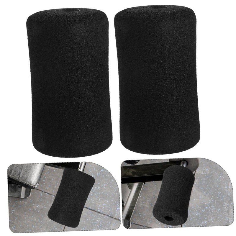 Kisangel 4pcs Foam Foot Pads Rollers for Universal Home Gym