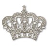 BB2Buy Silver Royal Crown Imperial Queen Princess Luxury Symbol Embroidered