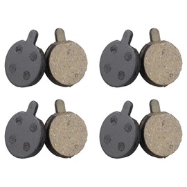 Futheda 4 Pairs of Bicycle Brake Pads, Resin and Semi-Metallic Disc Brake Pads Compatible with Zoom DB280 DB350 DB450 DB550 DB650