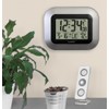 La Crosse Technology WT-8005U-S Atomic Digital Wall Clock with Indoor