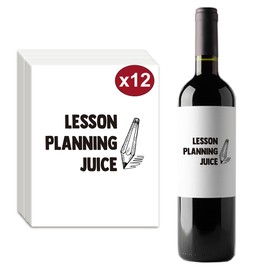 12 Pcs Teacher Appreciation Gifts Thank You Gifts Wine Labels Teacher Wine Bottle Stickers End of Year Teacher Wine Labels for Bottles Gifts for Women Men