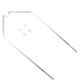 6Pcs Camper RV Propane Tank 20Lbs Hold Down Bracket Holder Tank Hook Kit Fits for RV Trailer Coleman Fleetwood Pop Up