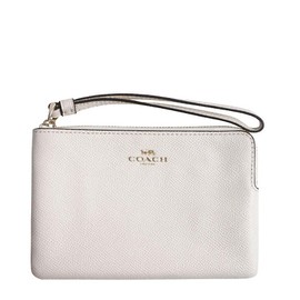 コーチ COACH 小物 セカンドバッグ・ポーチ レディース アウトレット レザー ラグジュアリー クロスグレーン コーナー ジップ リストレット F58032 IMCHK チョーク コーチ COACH レディース