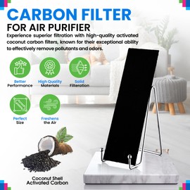 Carbon Pre Filter For HEPA Filter C - Compatible with GermGuardian Air Purifier Filter Replacement - Fits Models AC5000 AC5300B AC5350B CDAP5500 - Air Filter Removes Particles and Freshens the Air (2)