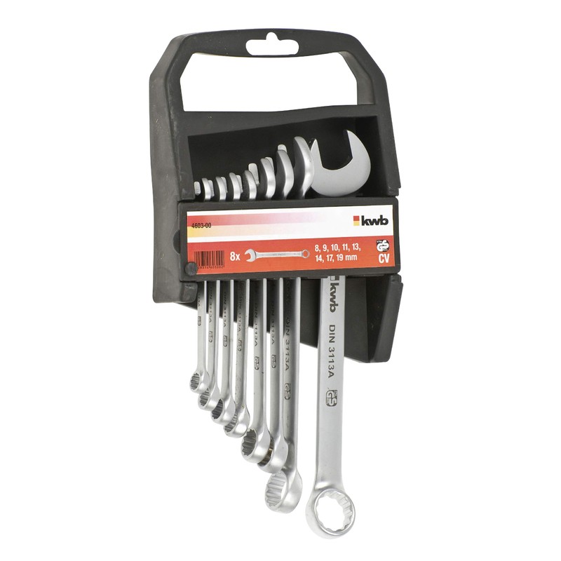 kwb 460300 Combination Spanner Set 8-Piece