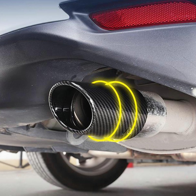 2Pcs Rear Exhaust Muffler Tip End Pipe for Toyota Camry