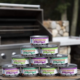 Smoking Wood Pellets - Instant Smoke Box Cans Turn Any Grill into a Smoker (Apple, Hickory, Mesquite)- Variety 12 Pack Gift Set of All Natural BBQ Wood