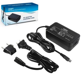 HQRP AC Adapter/Power Supply Compatible with Nikon D100, D300, D300S, D700, D50, D70, D70S, D80, D90, EH-5 / EH-5A / EH-5B Digital Camera with USA Cord & Euro Plug Adapter