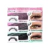 Kit De Extensiones De Pestanas 740pcs C/ Pegamento 30d40d50d