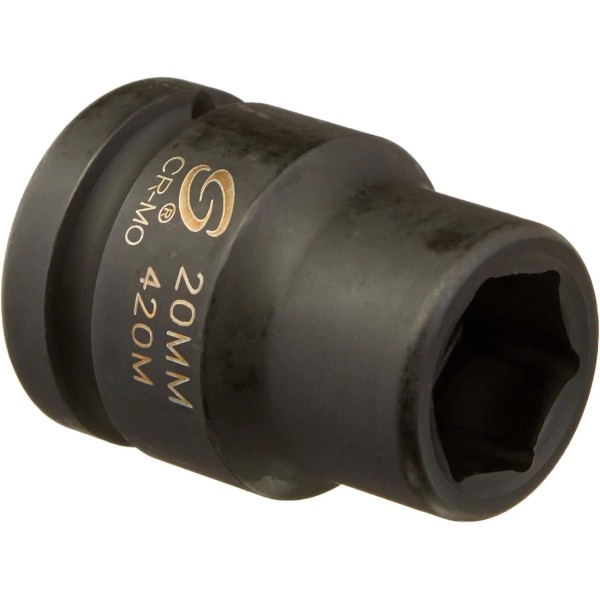 Sunex 420M 20mm 3/4" Drive 6 Point Shallow Impact Socket