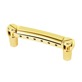 Banworks 6-String Fixed Bridge Tailpiece 52.5mm (2-1/16") Tune-o-matic Stop Tailpiece for Epiphone EPI LP Les Paul/SG Electric Guitars JT/LXB-01 Golden