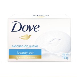 Jabón Dove Exfoliación Suave Beauty Bar Individual 135
