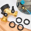 BEAUGIREW Heavy Duty Garden Hose Y Valve Hose Splitter Solid