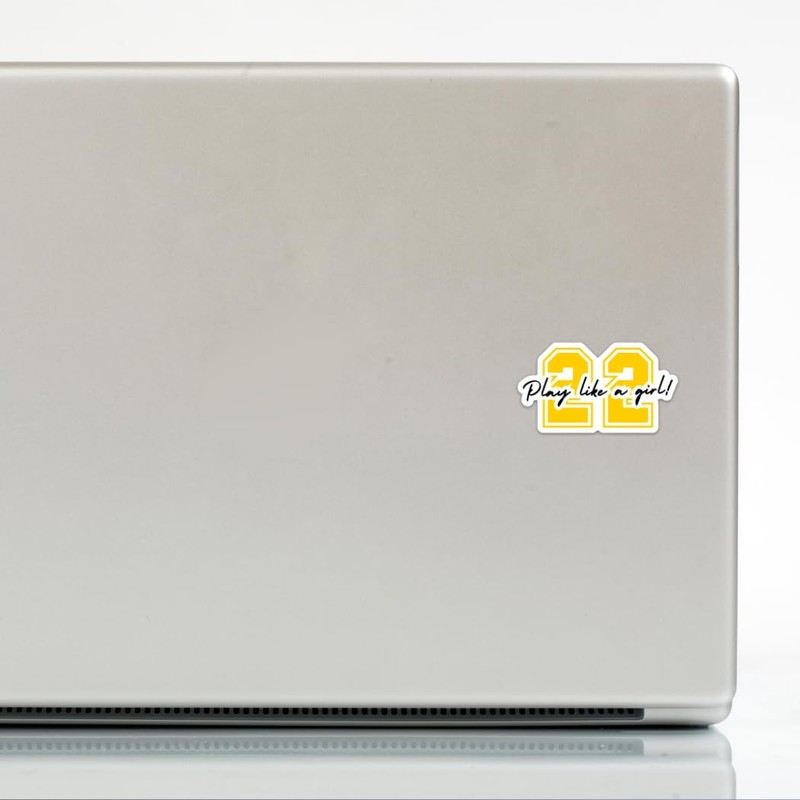 Play like a girl! - Sticker