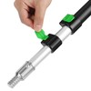 Bates- ‎Telescoping Pole, 2.4 to 6 Ft Long, Black &