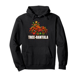 Tree-rantula Xmas Tree Tarantula Arachnid Festive Spider Pullover Hoodie