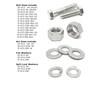 18-8 (304) Stainless Steel Hex Cap Screws Bolts Nuts Washers