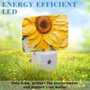 Uiaoiais Sunflower Oil Painting Night Light Plug into Wall, Sunflower