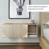 Wood Carved Corner Onlay Unpainted Door Applique for Home Furniture