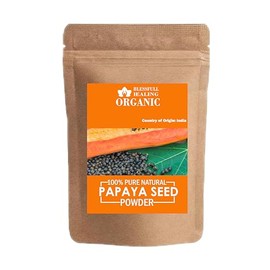 Blessfull Healing Organic 100% Pure Natural Papaya Seed Powder | 200 Gram / 7.05 oz