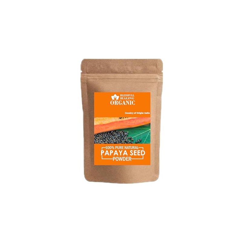 Blessfull Healing Organic 100% Pure Natural Papaya Seed Powder |