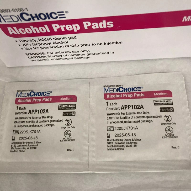 MediChoice Alcohol Prep Pad, Medium - 200 Count - 1