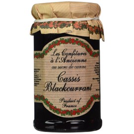 Black Currant (Cassis) Jam Andresy All natural French jam pure sugar cane 9.52 oz jar Confitures a l'Ancienne, One