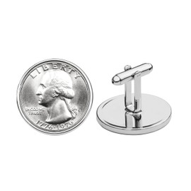 US 1776~1976 George Washington Bicentennial Quarter BU Uncirculated Coin Cufflinks NEW