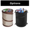 Smart Design Spiral Pop Up Trash Bin with Open Top