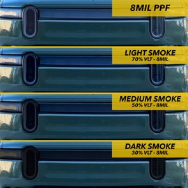 Headlights Clear PPF Shield for Rivian R1T & Rivian R1S Gen2 2025+, Clear 8mil | Headlamp Cover - Enhance and Guard with Durable 8mil Paint Protection Film